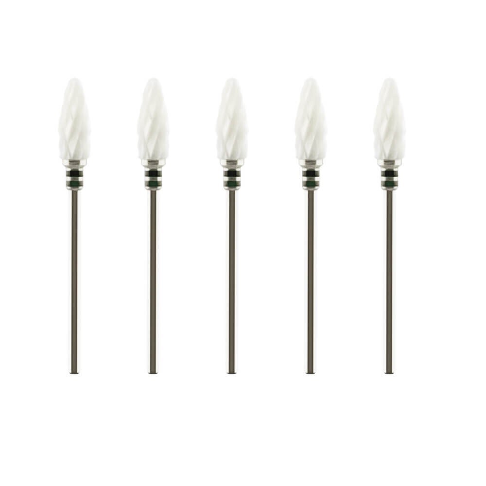 5PCS Dental cutter Zirconium Oxide Diamond Polisher for micro motor toothing XXC