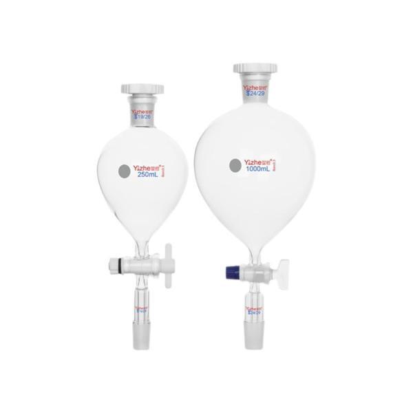 Borosilicate Spherical Separating Funnel 60ml-1000ml Lab Glassware Chemistry