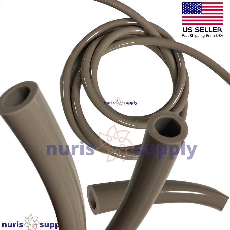 Dental Vacuum Tubing Hose 1/2″ I.D. Smooth Asepsis Dark Surf PN737 HVE valves