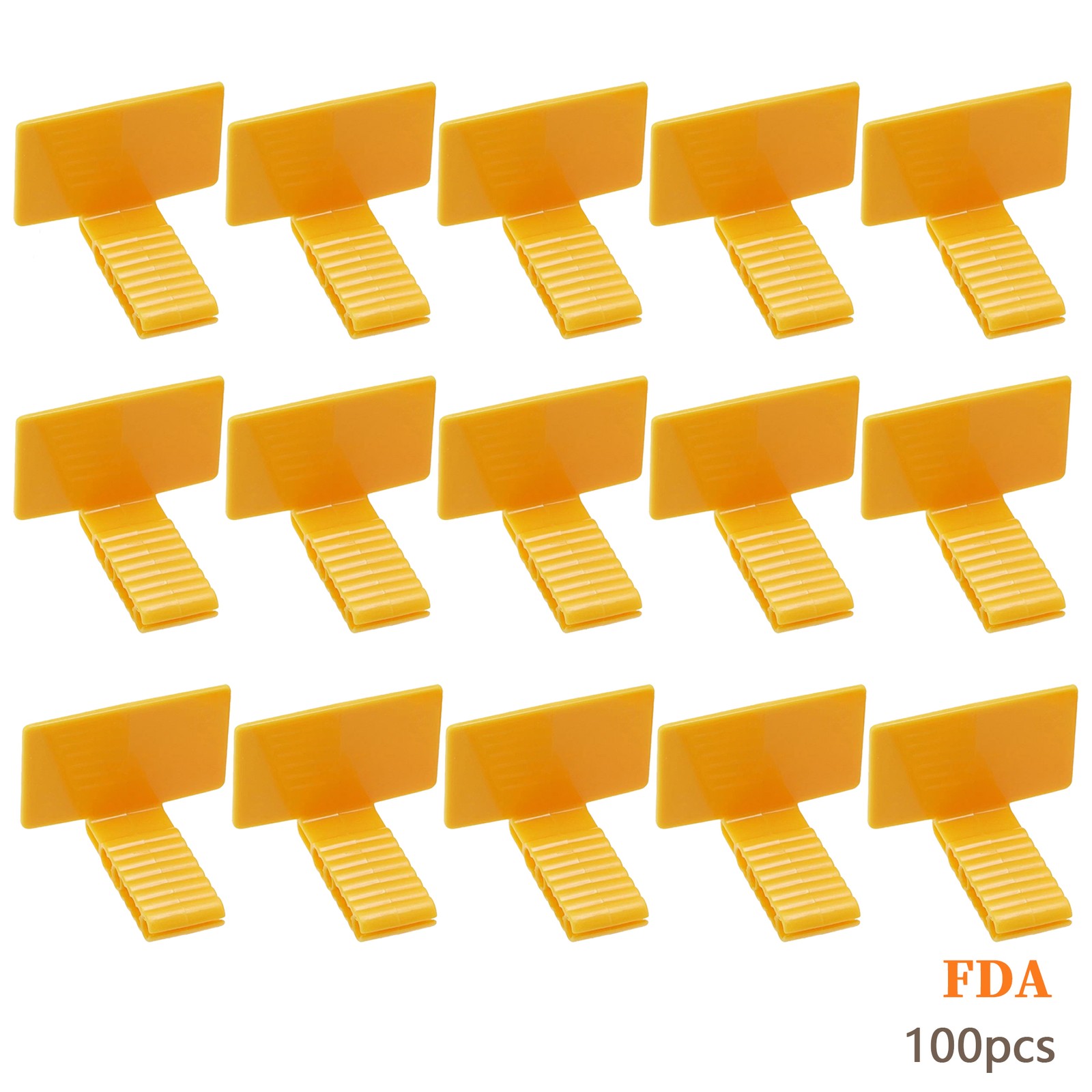 100pcs Dental Sensor Holder Disposable Adhesive Sensor Holder Posterior,Yellow