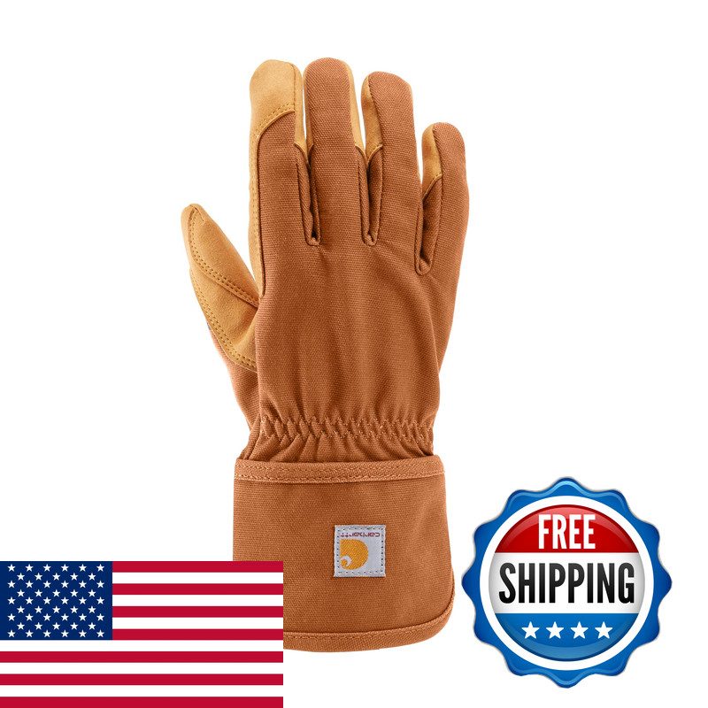 Carhartt Womens Rugged Flex Synthetic Leather High Dexterity Safety Cuff Glove