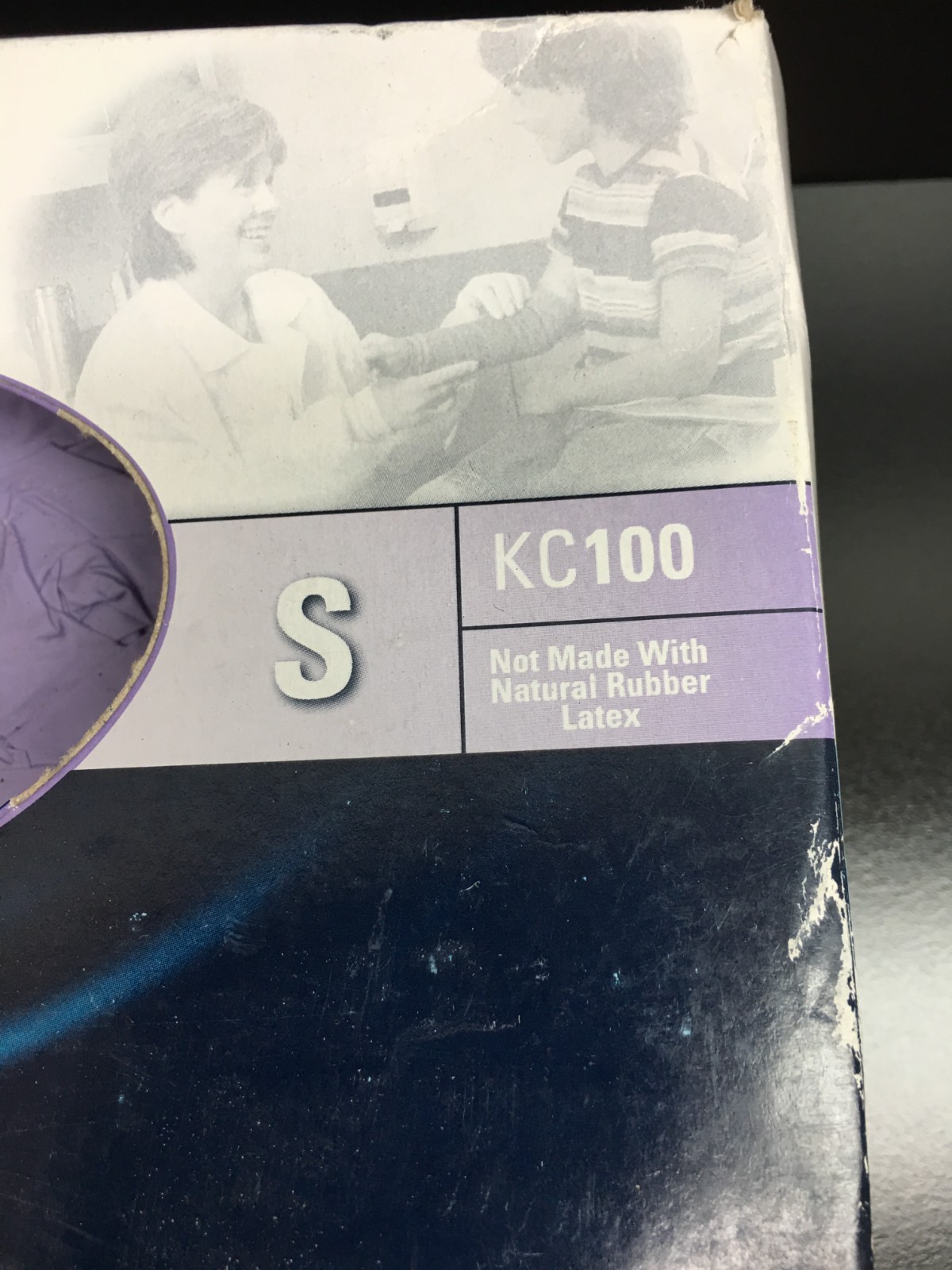 Kimberly-Clark REF 52817 Lavender Nitrile Powder-Free Exam Gloves S Lot 2 PKS