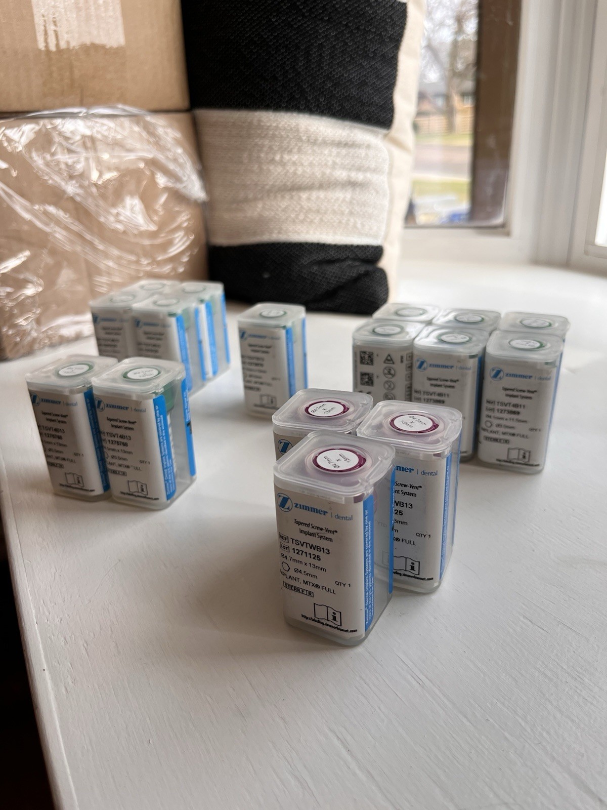 Brand New Zimmer ZimVie TSV Dental Implants – Various Sizes