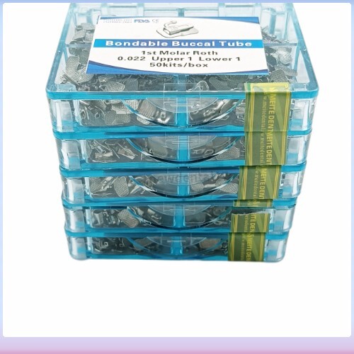 5 Boxes Dental Orthodontic Buccal Tube 1st 2nd Molar Roth MBT 022 Mesh Base