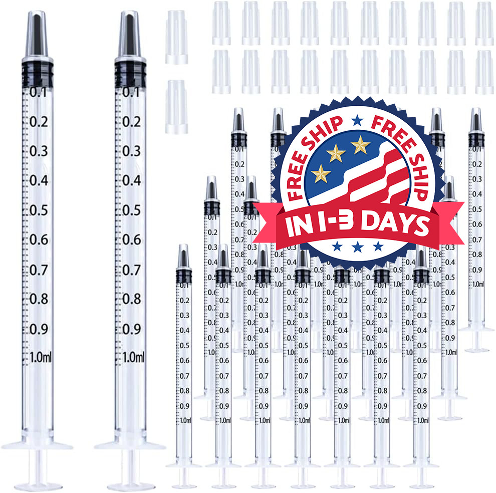 100 jeringas con pipeta de 1 ml 1 cc con punta Luer Slip, sin aguja, para uso,US
