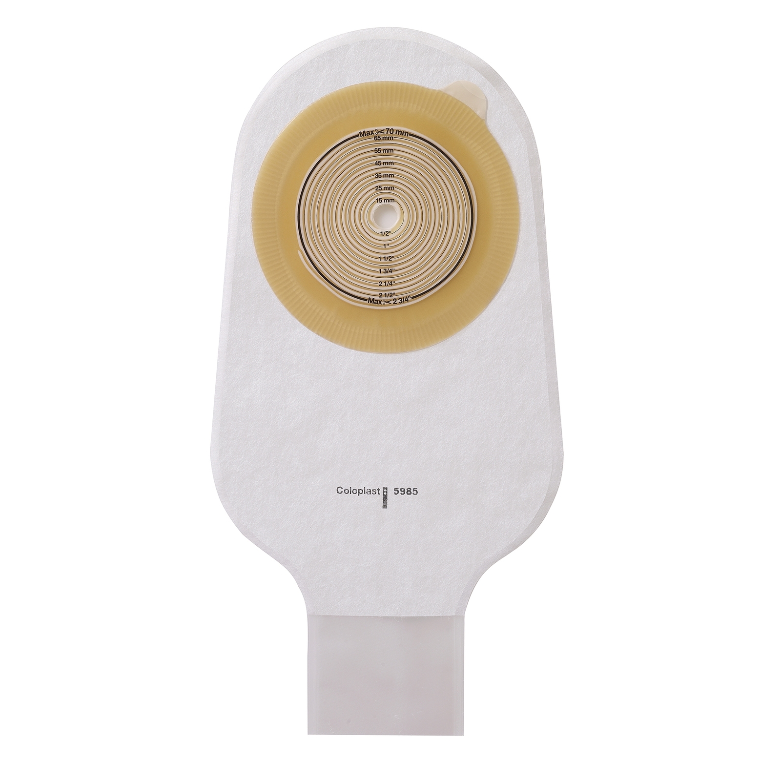 Assura Ostomy Pouch Drainable 15-43 mm Stoma 1pc System 12660 10 Ct
