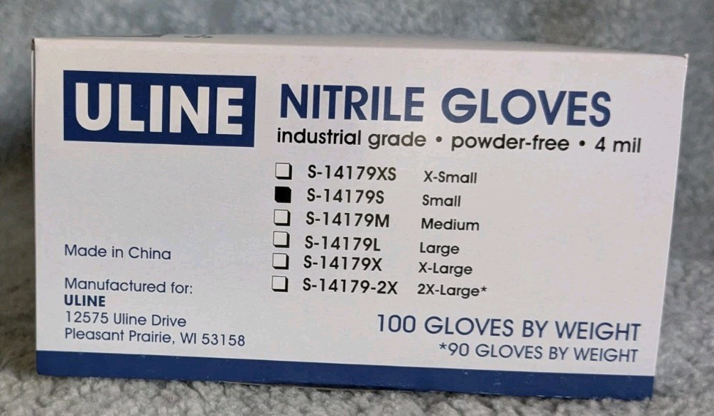 ULine Nitrile Gloves (S)