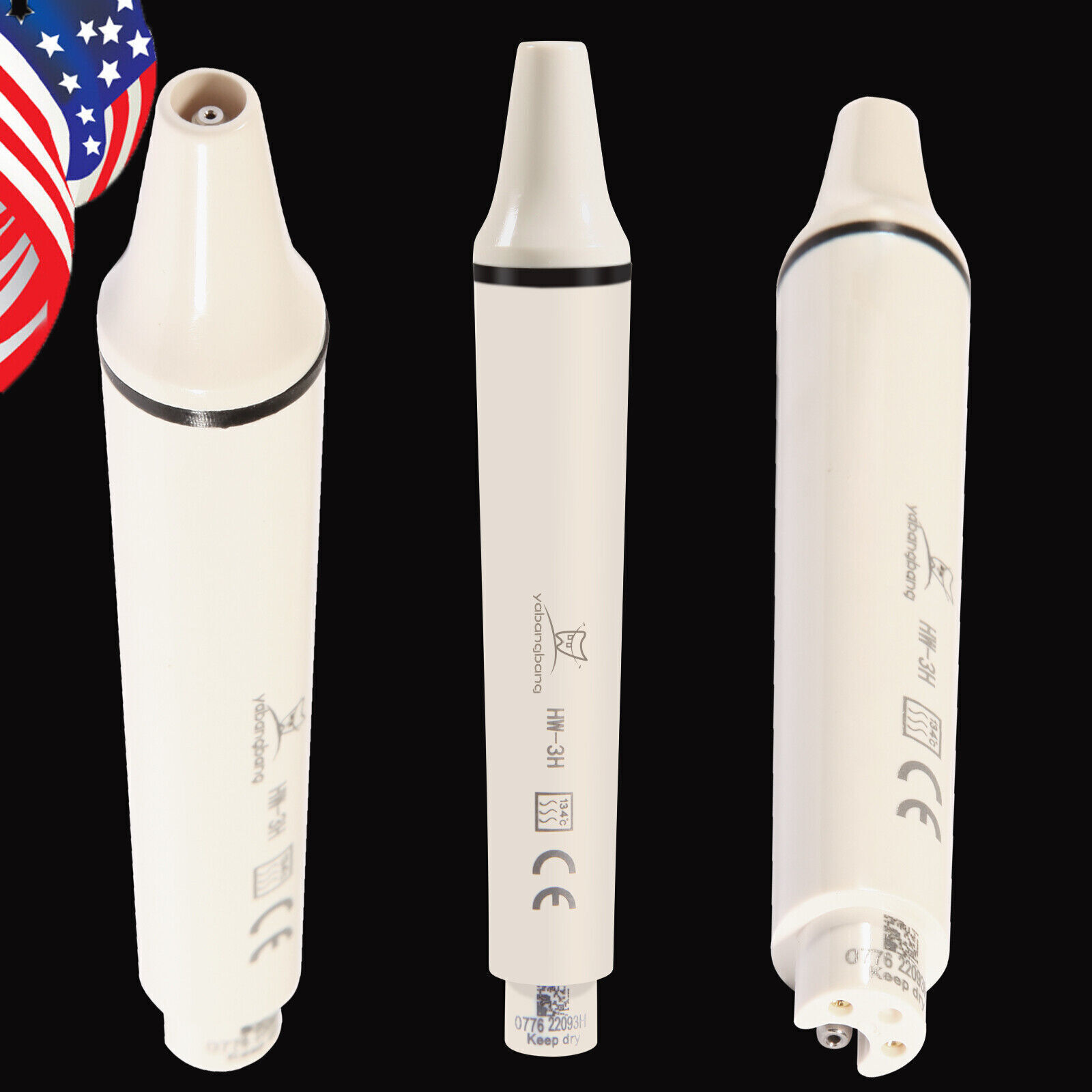 HW-3H Dental Ultrasonic Scaler Piezo Handpiece Compatible EMS Woodpecker