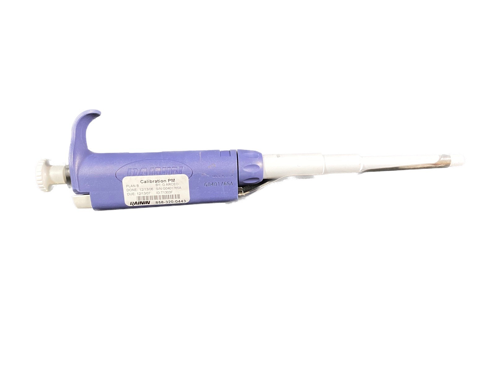 RAININ Pipet-Lite L-1000 100-1000uL LTS Adjustable Single Channel Pipette