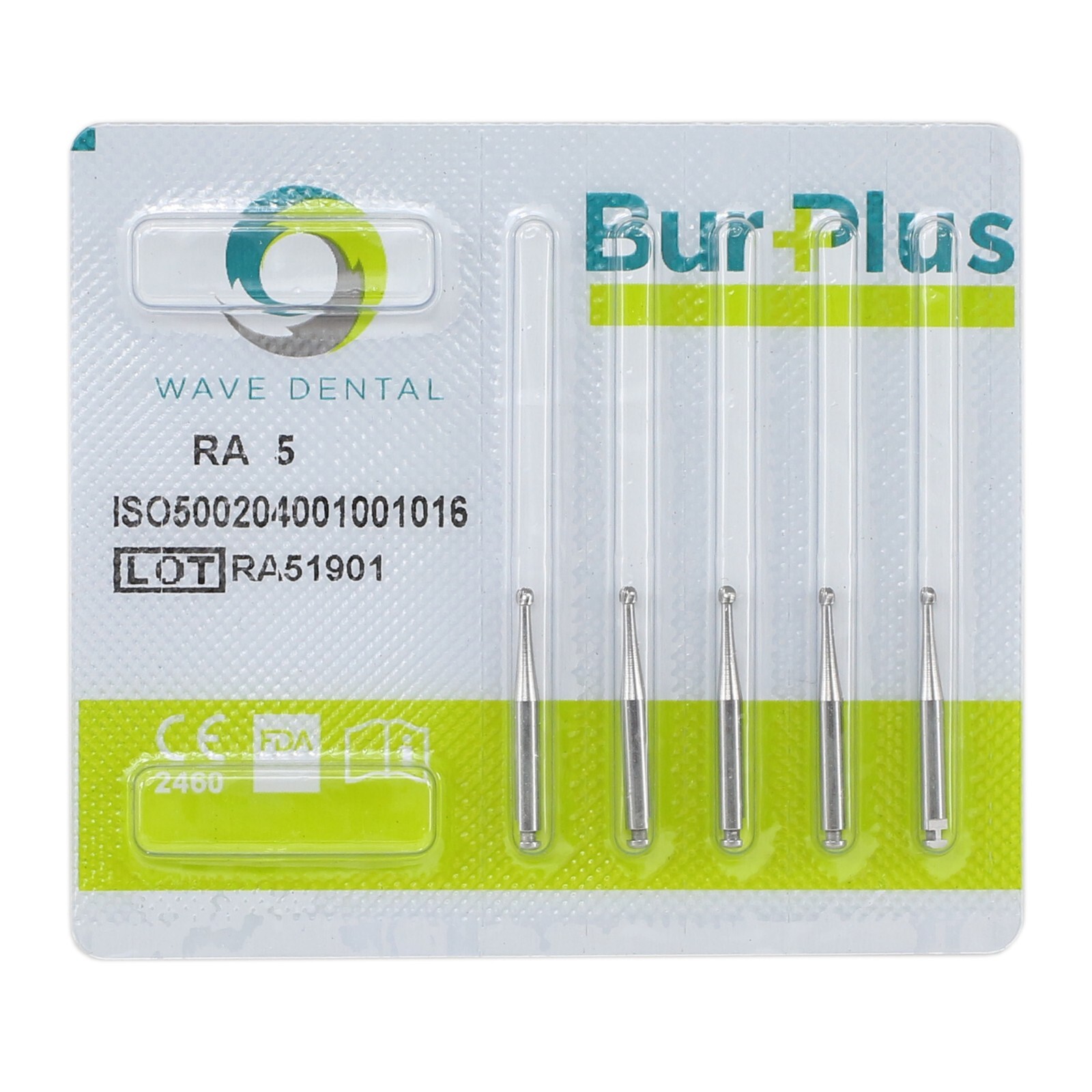 Wave Dental Latch Burs RA Round Carbide Bur 2 4 6 8 For Slow Speed Contra Angle