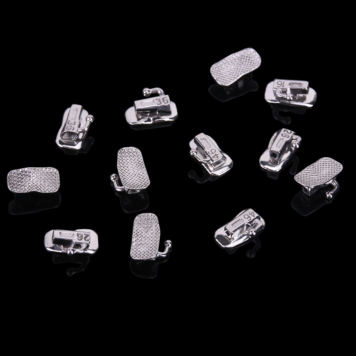 AZDENT Dental Orthodontics Buccal Tubes 1st 2nd Molar Tube Roth MBT 022 018 Type