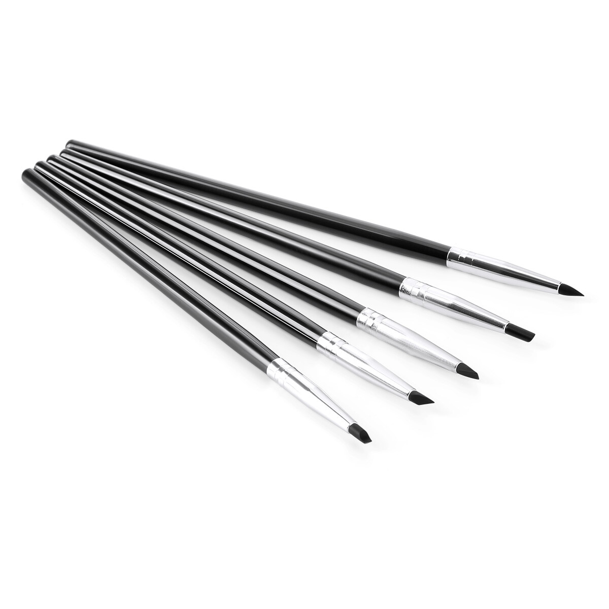 5PCS /Kit Dental Composite Resin brush Porcelain Teeth Silicone Pen Silicone