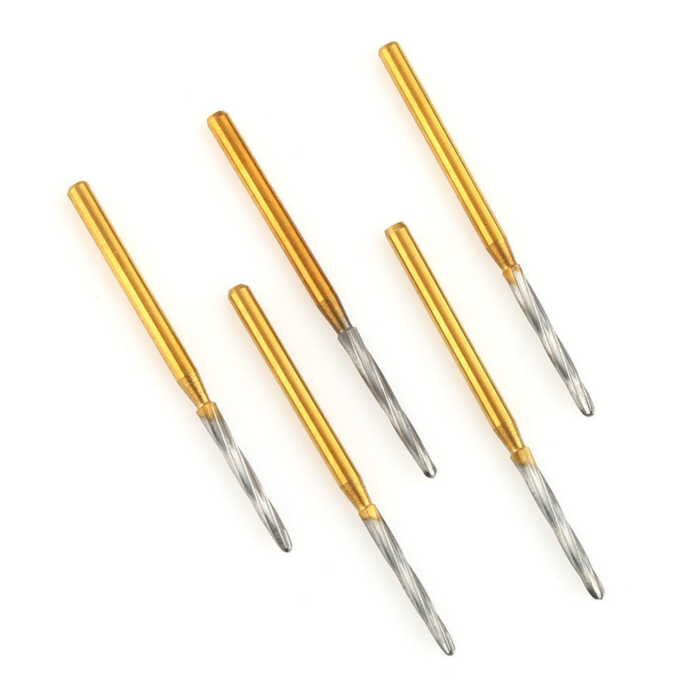 6 Pcs/pack Dental Zekrya Carbide Bone Cutters Surgical FG Bur 28mm Gold Plated