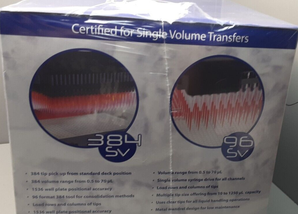 Dynamic Devices 1250ul filter tips (sealed box of 10)(960 tips) DDX-96-1250F-WB