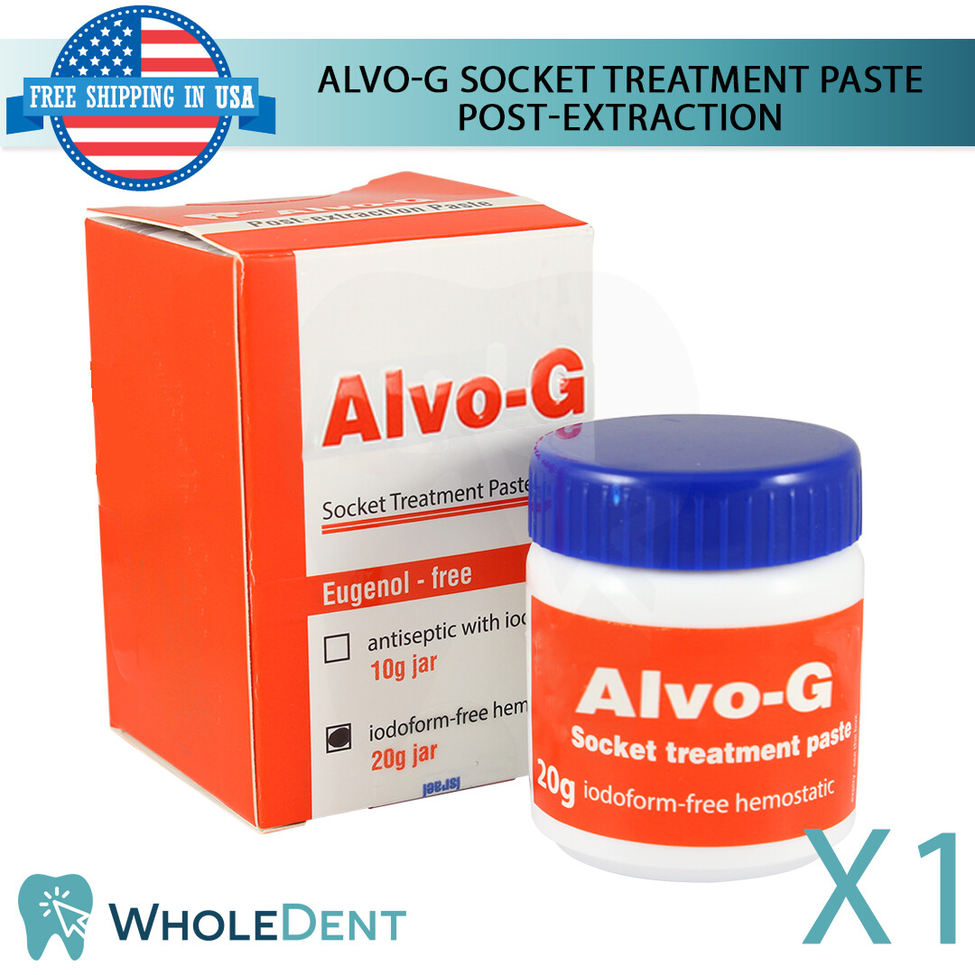 Alvo-G Dry Socket Treatment Paste Post Teeth Extraction Cure Dental Non Iodoform