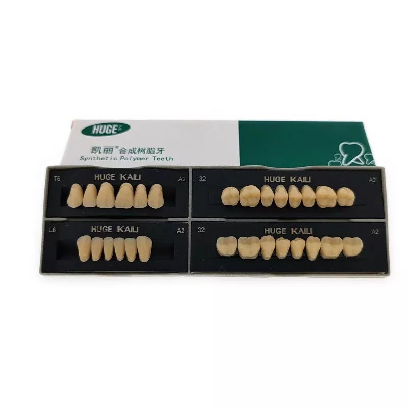 5 Set Dental Multi-Purpose Upper & Lower Resin Denture Teeth A2 -T8 Full Tool