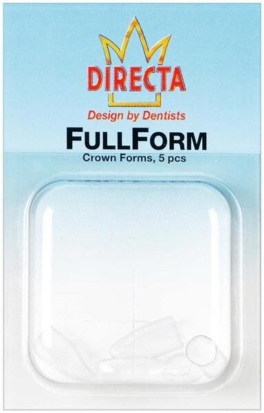 Directa 609638 FullForm Dental Crown Forms D-2 5/Pk 6.25mm