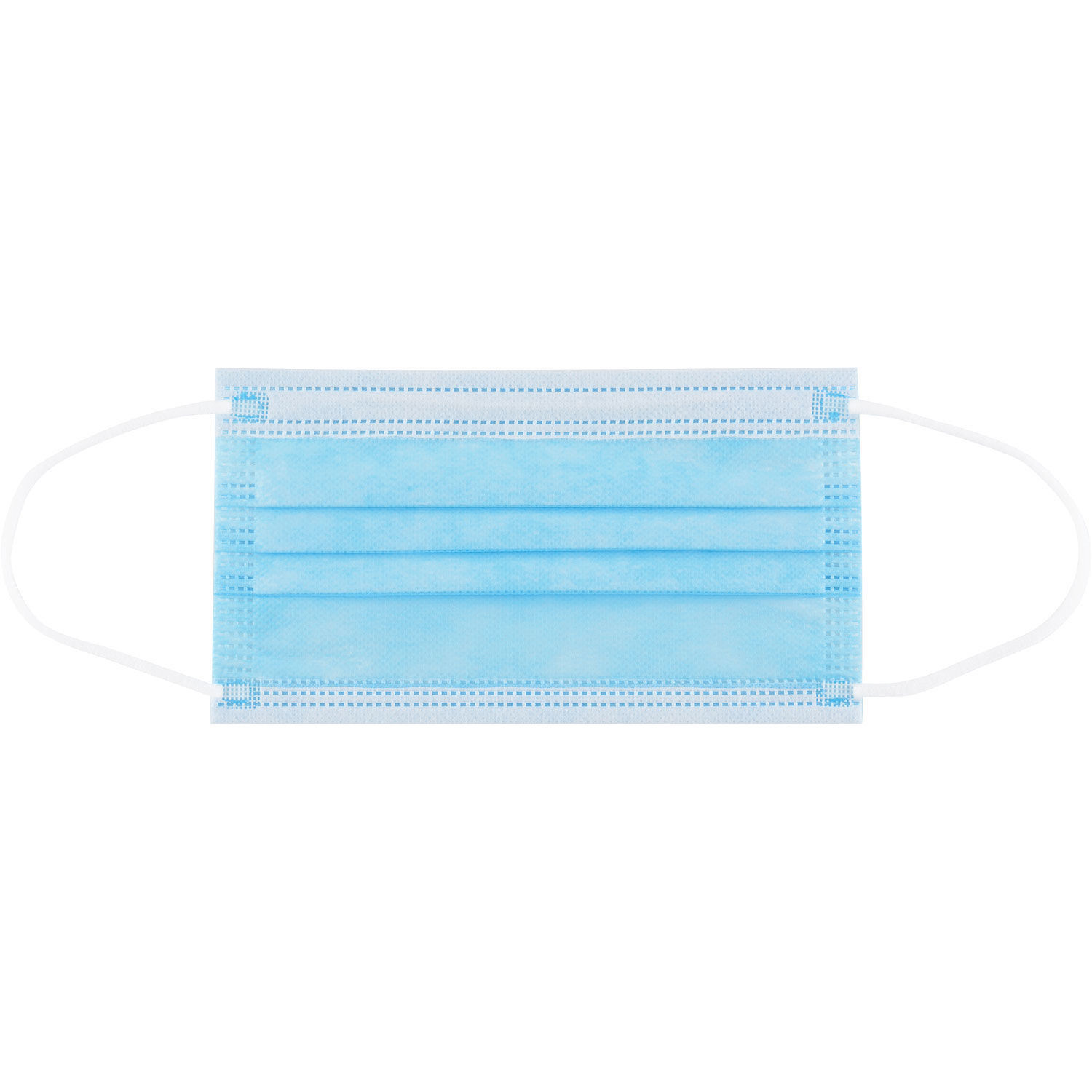 Global Industrial Disposable 3-Ply Face Mask Adult Size 50/Box