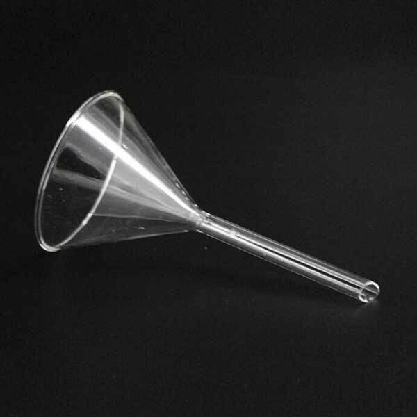 40mm – 150mm Transparent Glass Funnel w/ Short Stem Laboratory Glassware