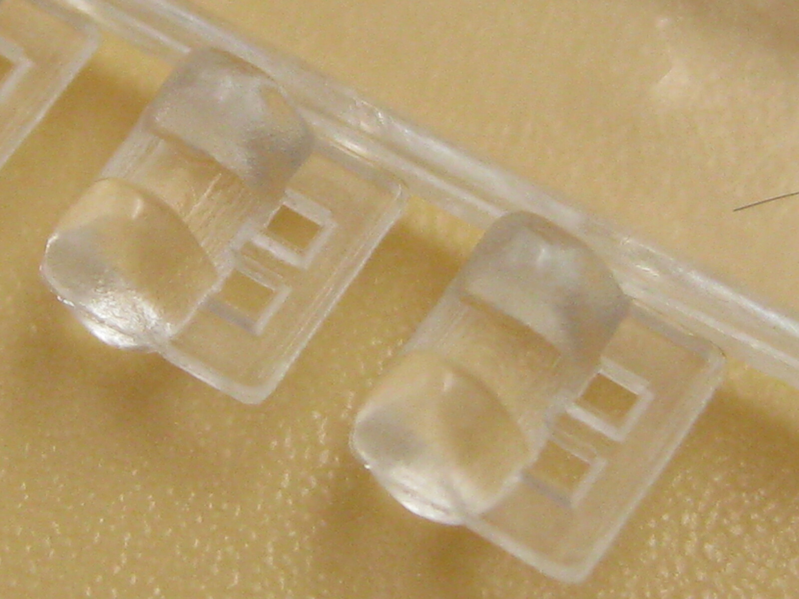 Dental Orthodontic Elastomeric Elastics Rotation Wedges Wage, Clear transparent