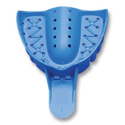 Keystone Tray-Aways #1 Perforated Large Upper Full-Arch Impression Trays 12/Pk