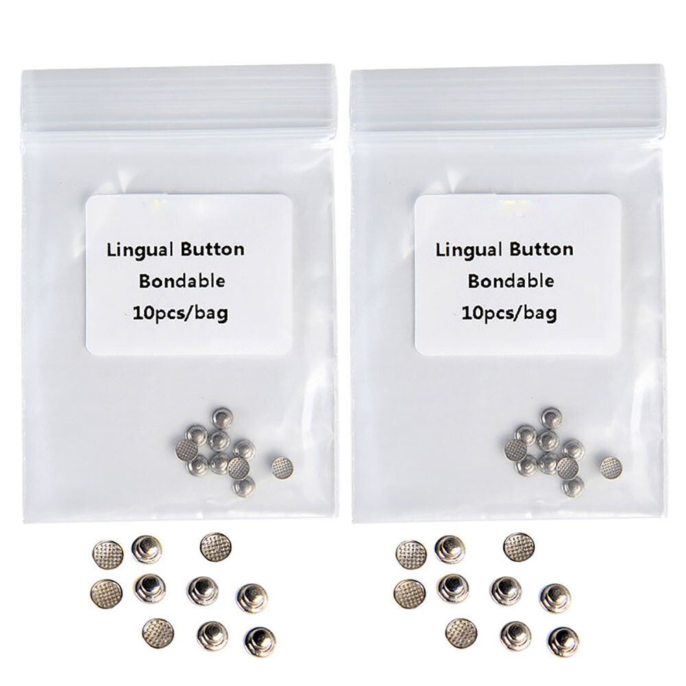 AZDENT Dental Ortodoncia Botones Linguales de Bonda 10pzas/Bolsa