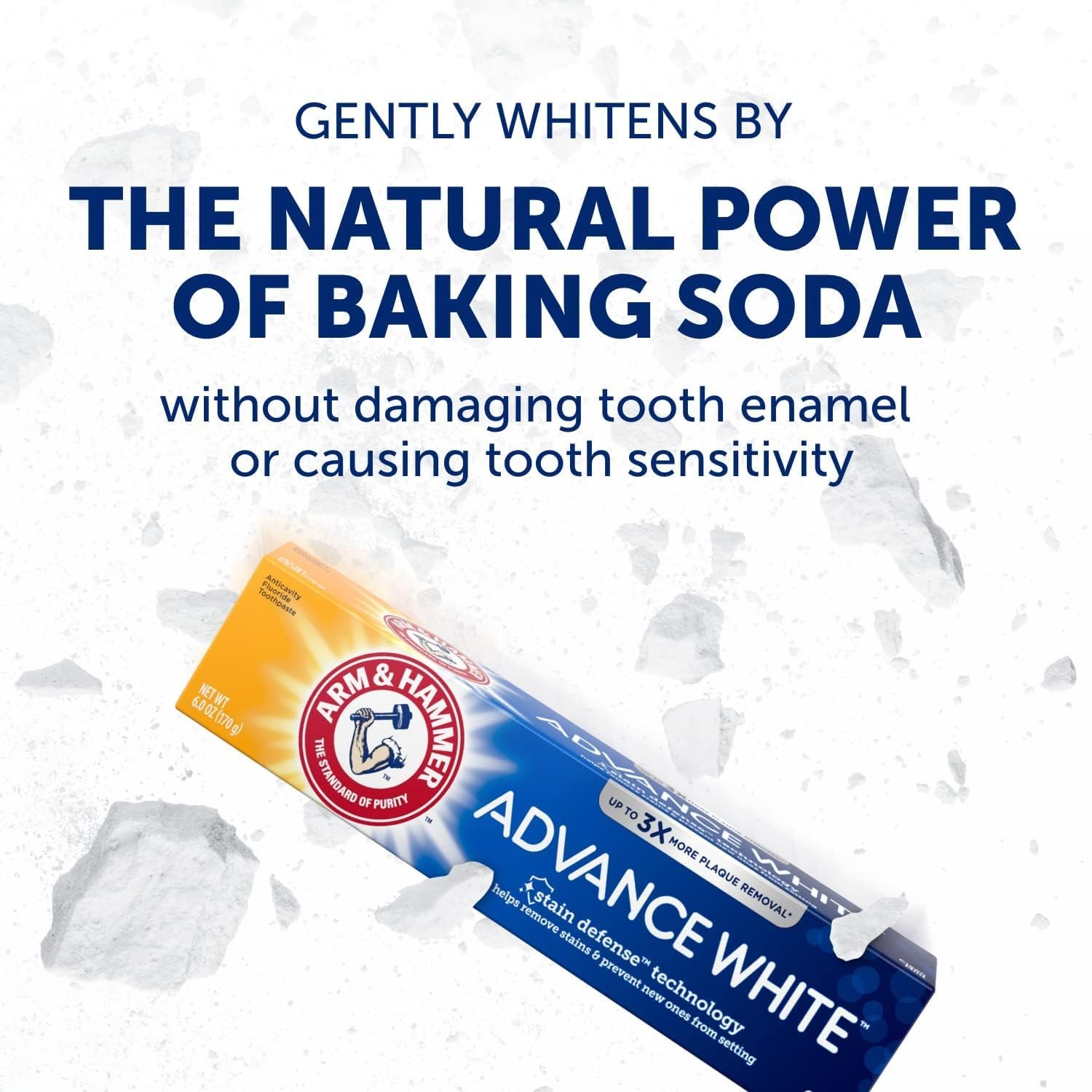 Arm & Hammer Advance White Extreme Whitening Toothpaste – 6 Ounce (Pack of 6)