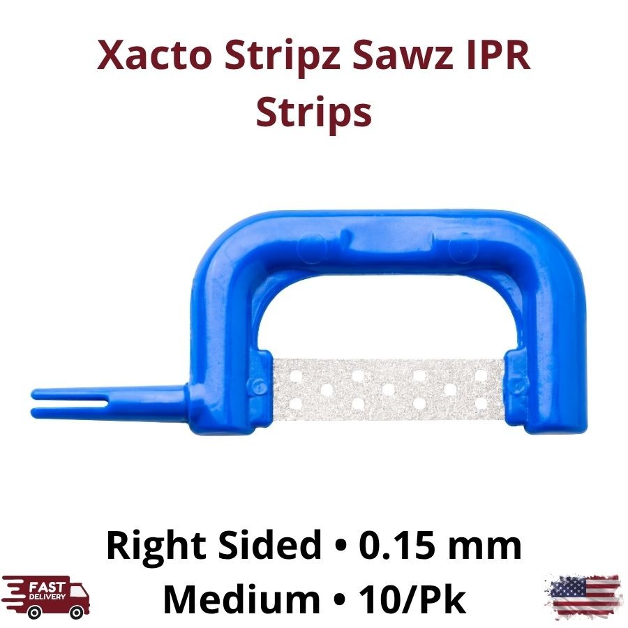 10/Pk Reduction Strips Right Sided 0.15mm Medium Blue Single Sided Strip Tool