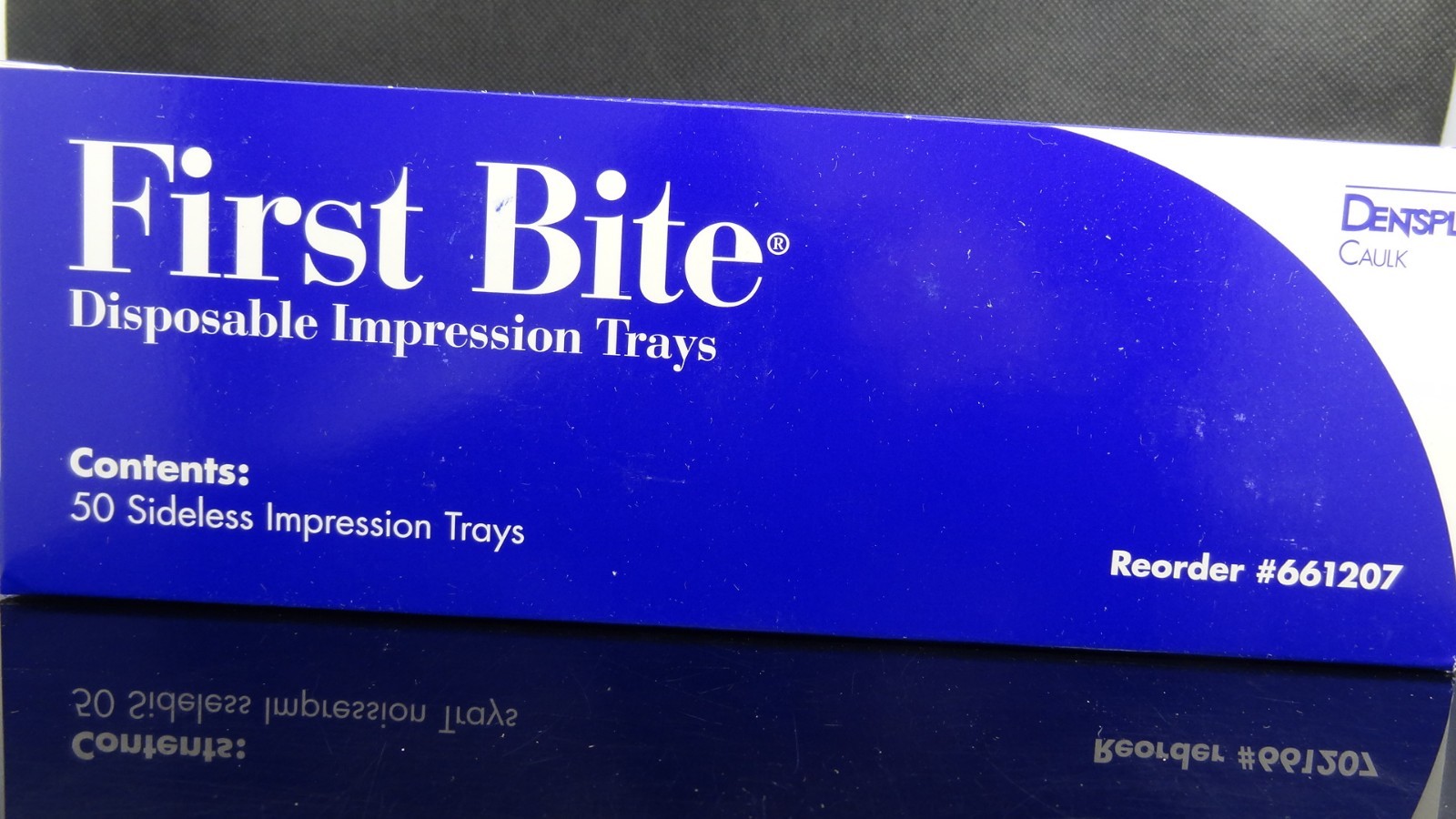 50/Bx ~ Dentsply Caulk First Bite Disposable Sideless Impression Trays ~ 661207