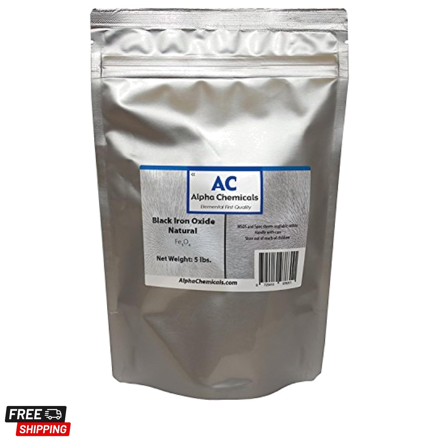 Black Iron Oxide – Fe3O4 – Natural – 5 Pounds