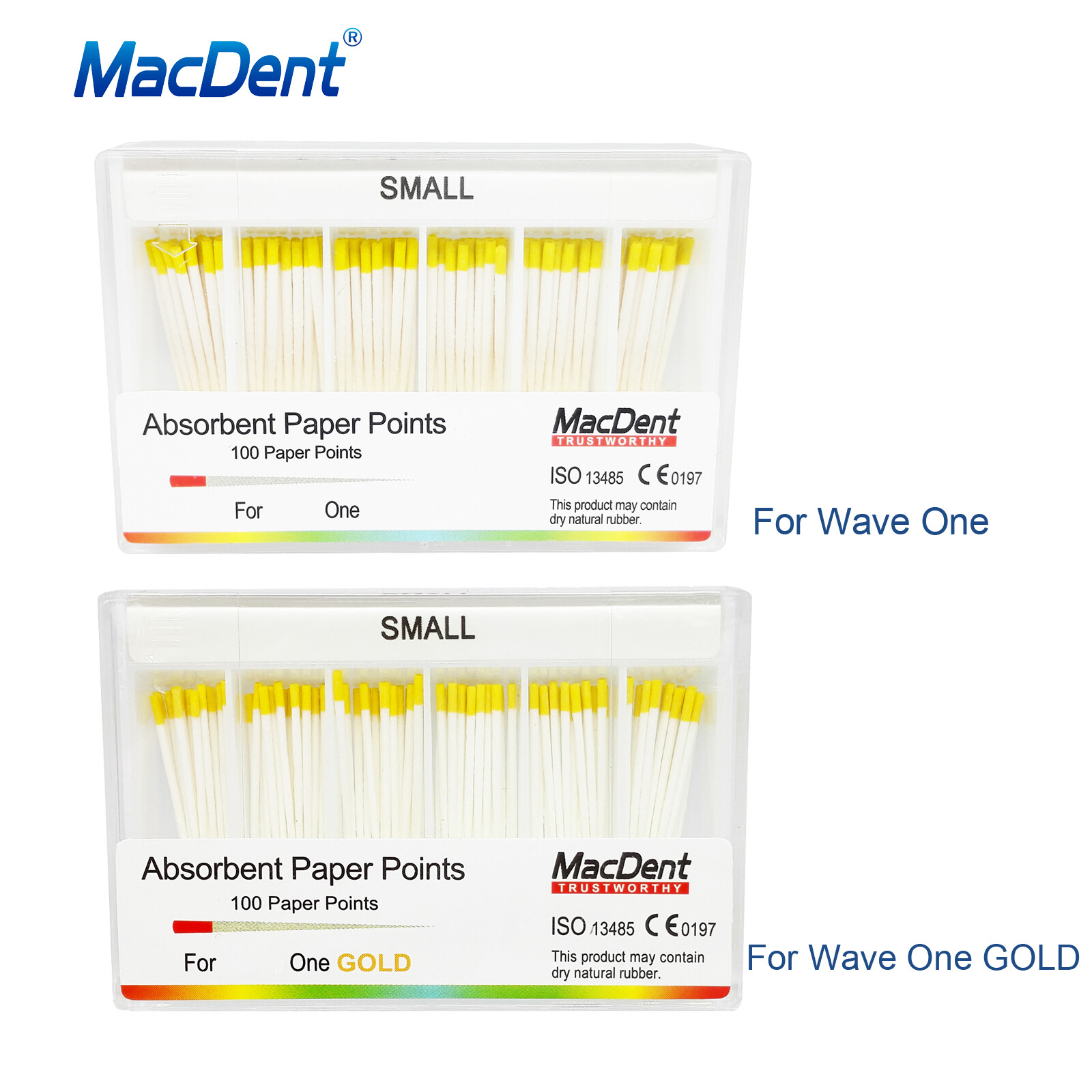 MacDent Dental Endodontic Absorbent Paper Points For Wave One/ WaveOne Gold