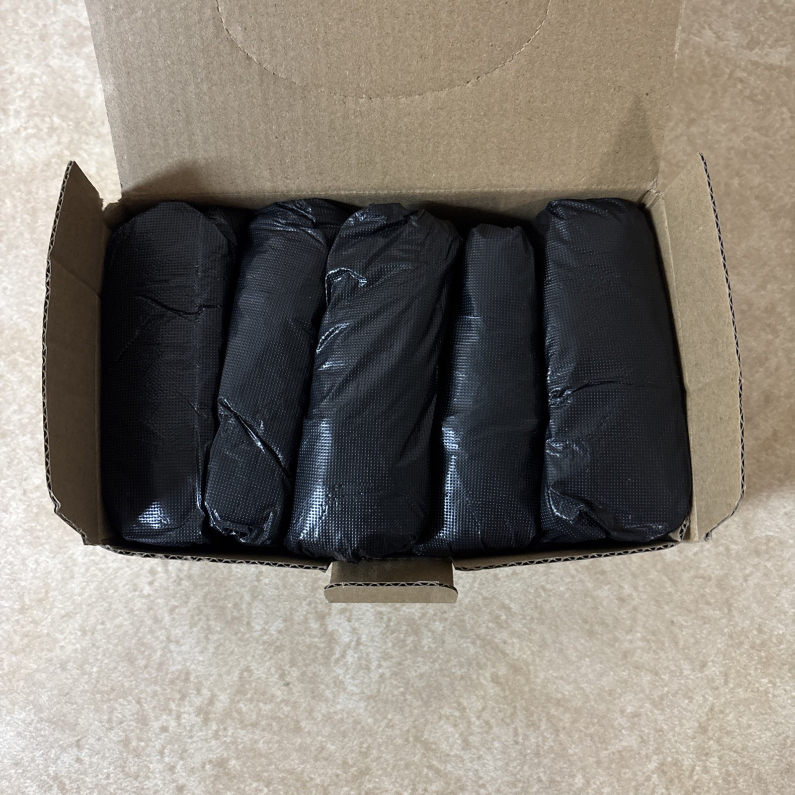 Gorilla Guard 100 Ct (50 pk) Disposable Shoe Covers BLACK BRAND NEW 16.9”x6.3”