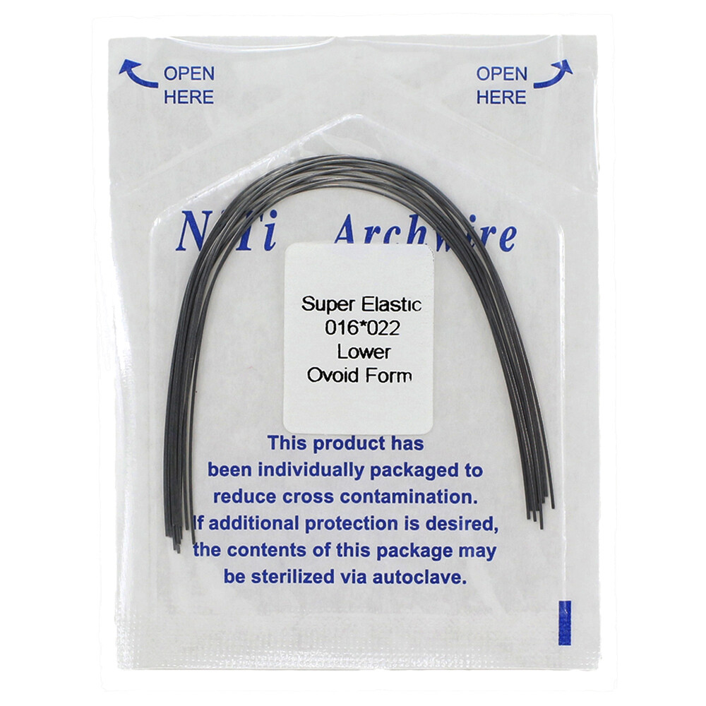 Orthodontic Arch Wire NiTi Stainless Steel Archwires Round Rectangular Natural