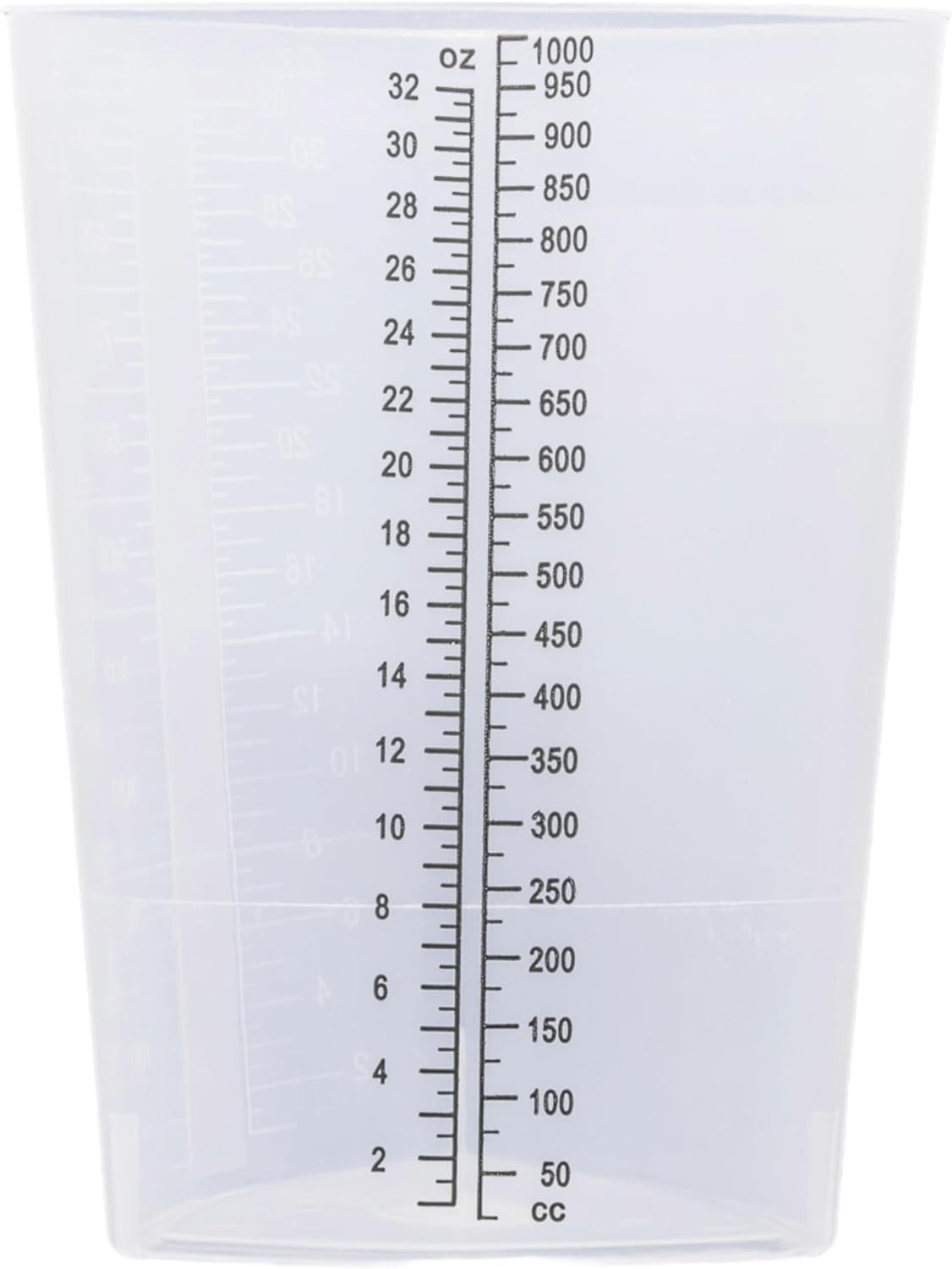 Vakly Graduated Intake Output Container 32 oz (10 Pack) – 32 ounces, White