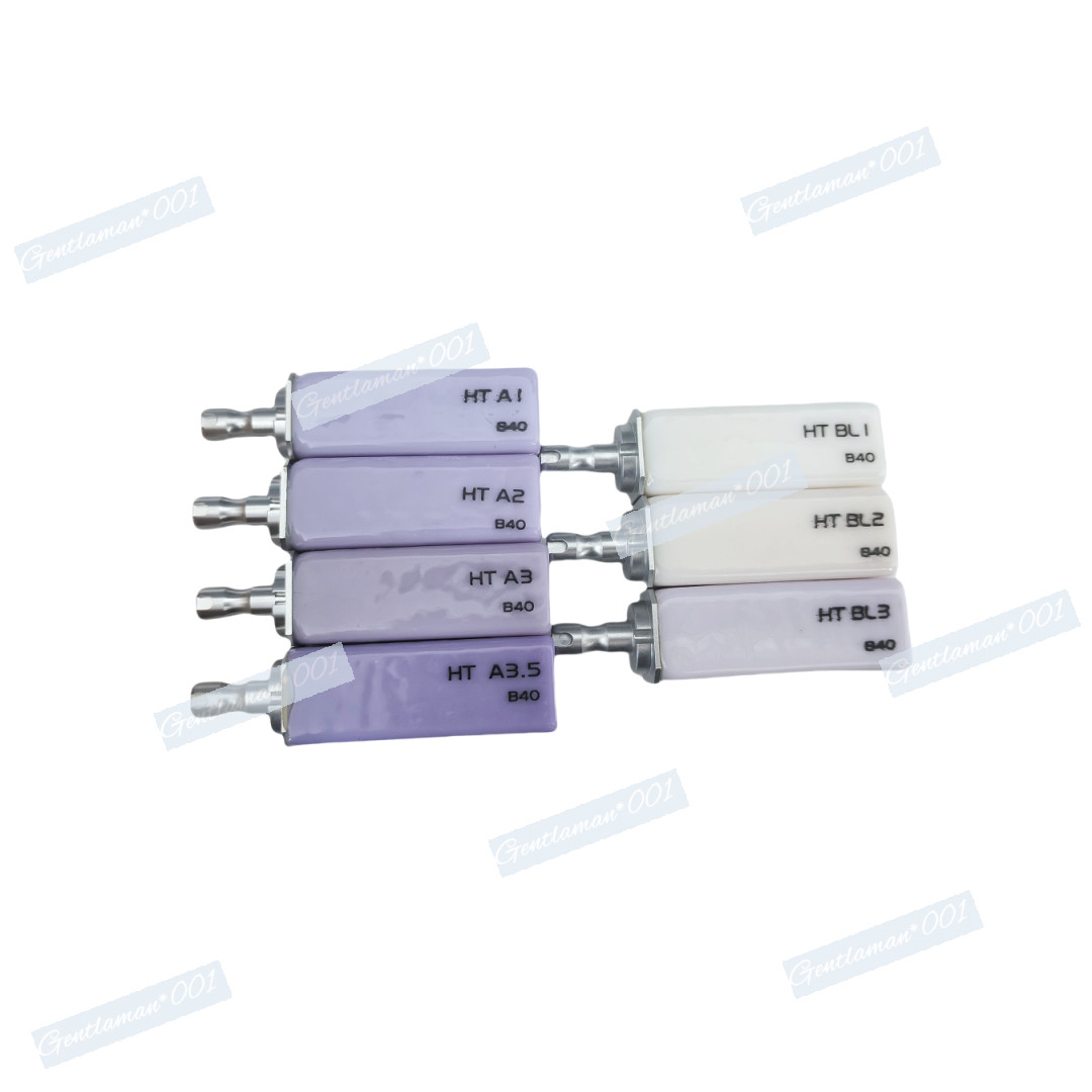HT B40 Dental Glass Ceramic Lithium Block Cerec Emax CAD CAM HT Bridge Blocks