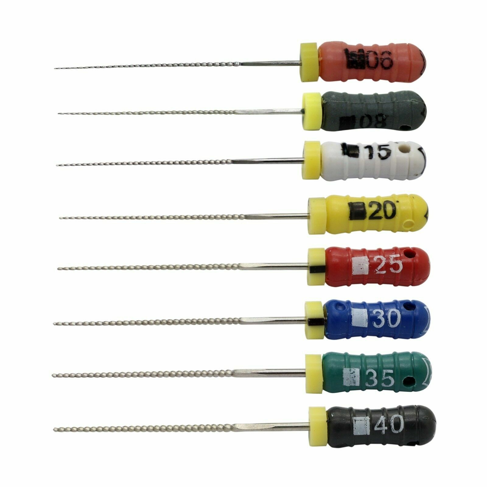 12Pcs Dental Endodontic K-files Hand Use Steel Root Canal File 21/25/31mm #15