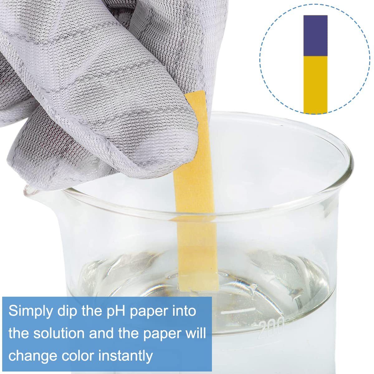 320PCS pH Indicator Test Strips 1-14 Laboratory Paper Litmus Tester Urine Saliva
