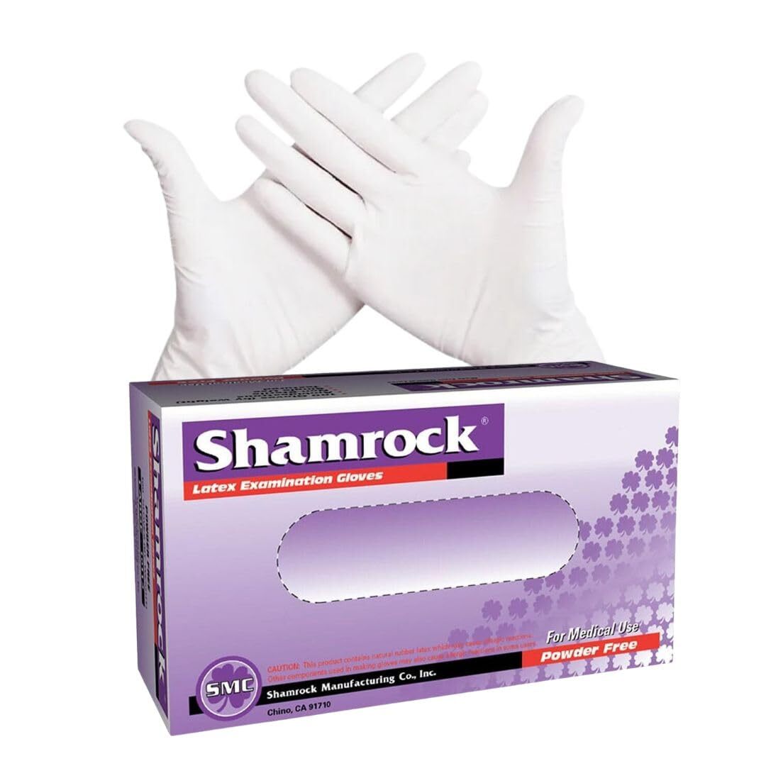 100 Pack White Protective Gloves Medical Food Handling Durable Powder Free