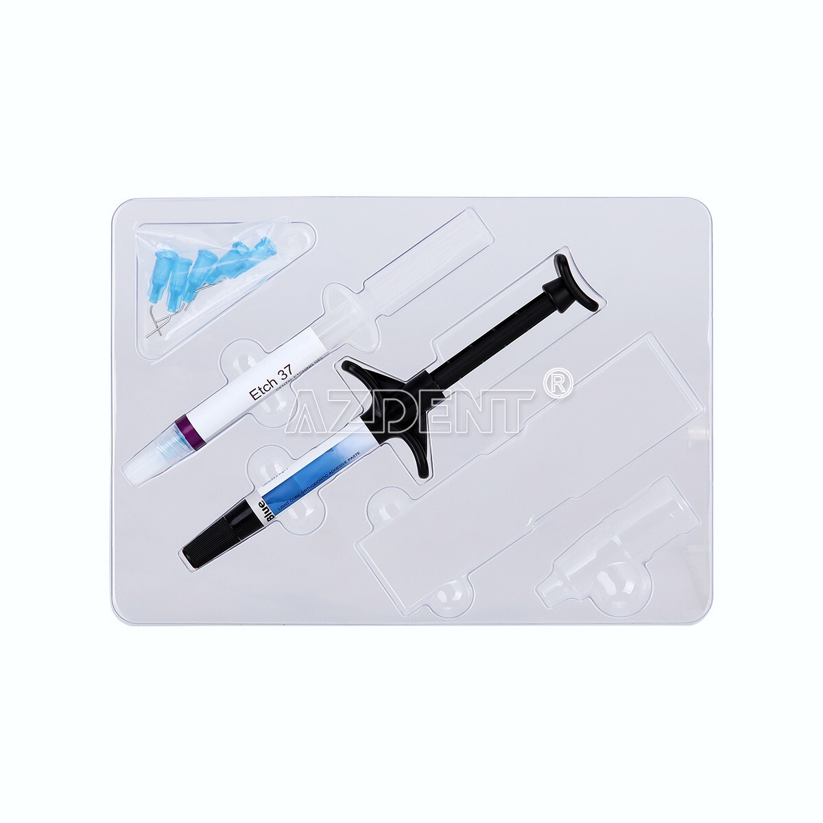 Dental Orthodontic Adhesive Light Cure Band Bonding Cement Blue Glue Intro Kit