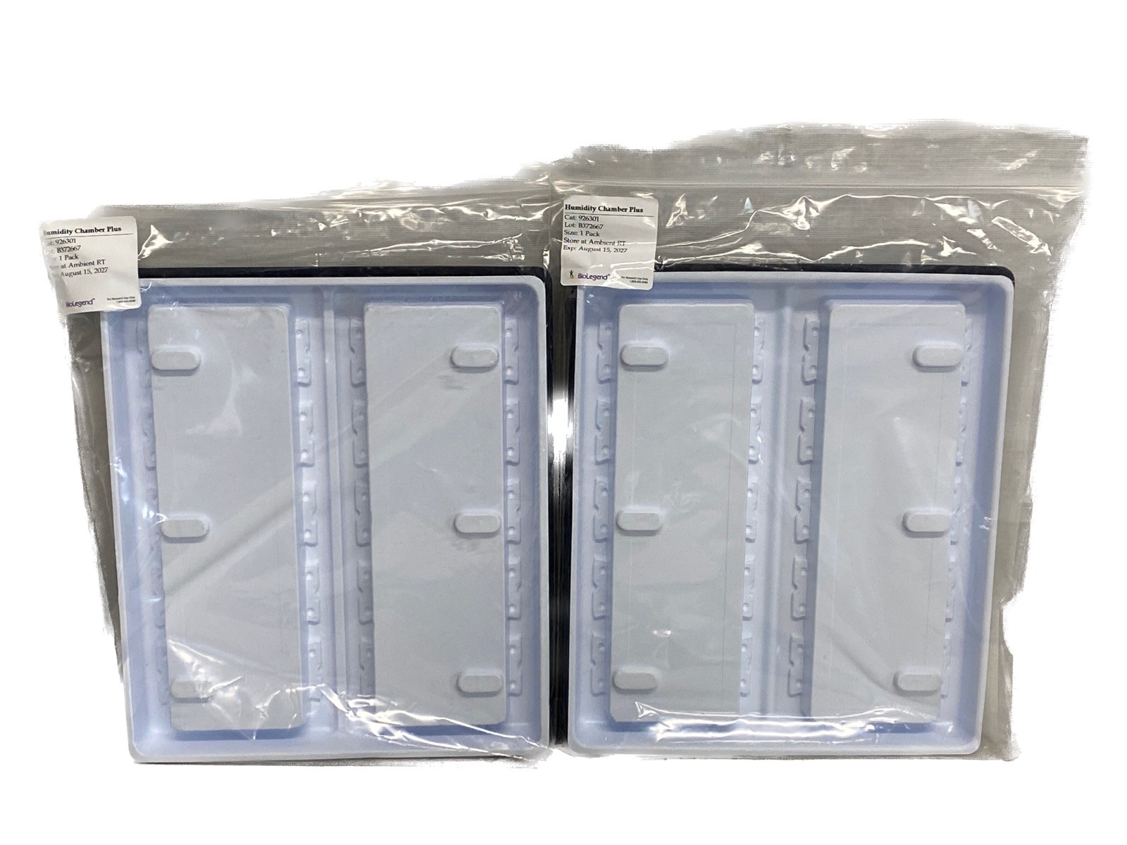 (Lot of 2) BIOLEGEND IHC Humidity Chamber Plus / Staining Tray 926301