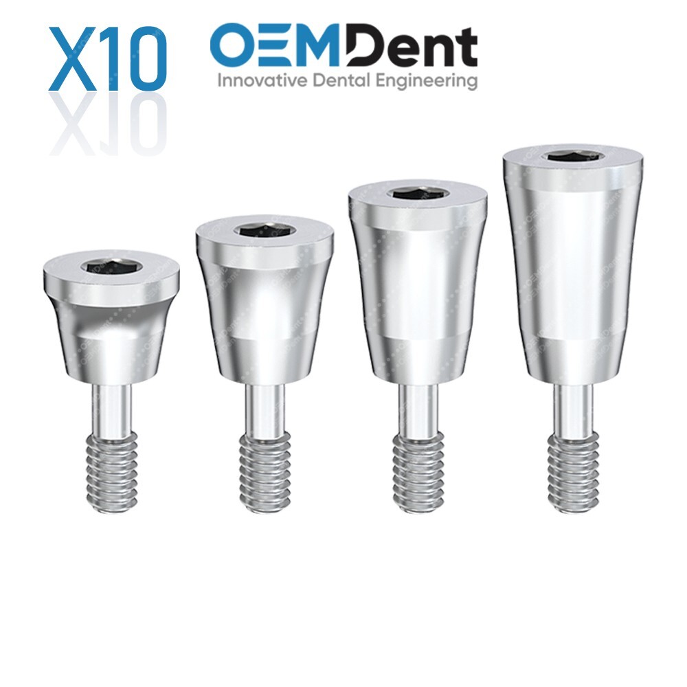 x10 Healing Cap Ø3.8mm 3.0mm Platform ADIN CloseFit® RP Conical Compatible