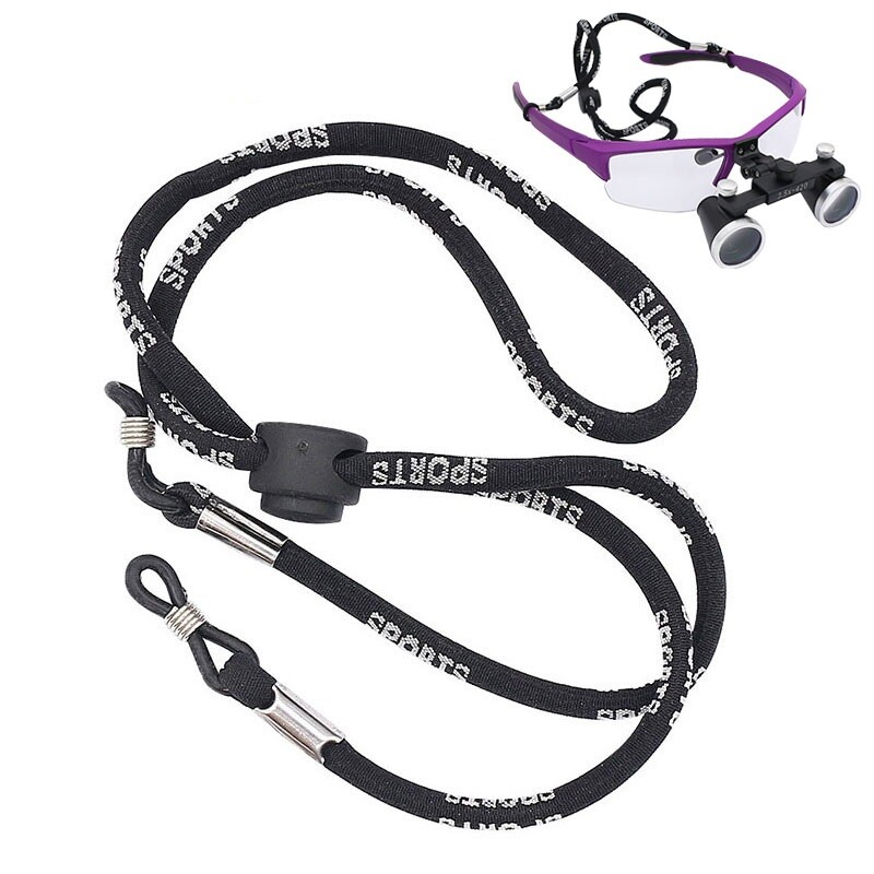 Glasses Headband f Binocular Dental Loupe Size Adjustable Flexible Material Rope