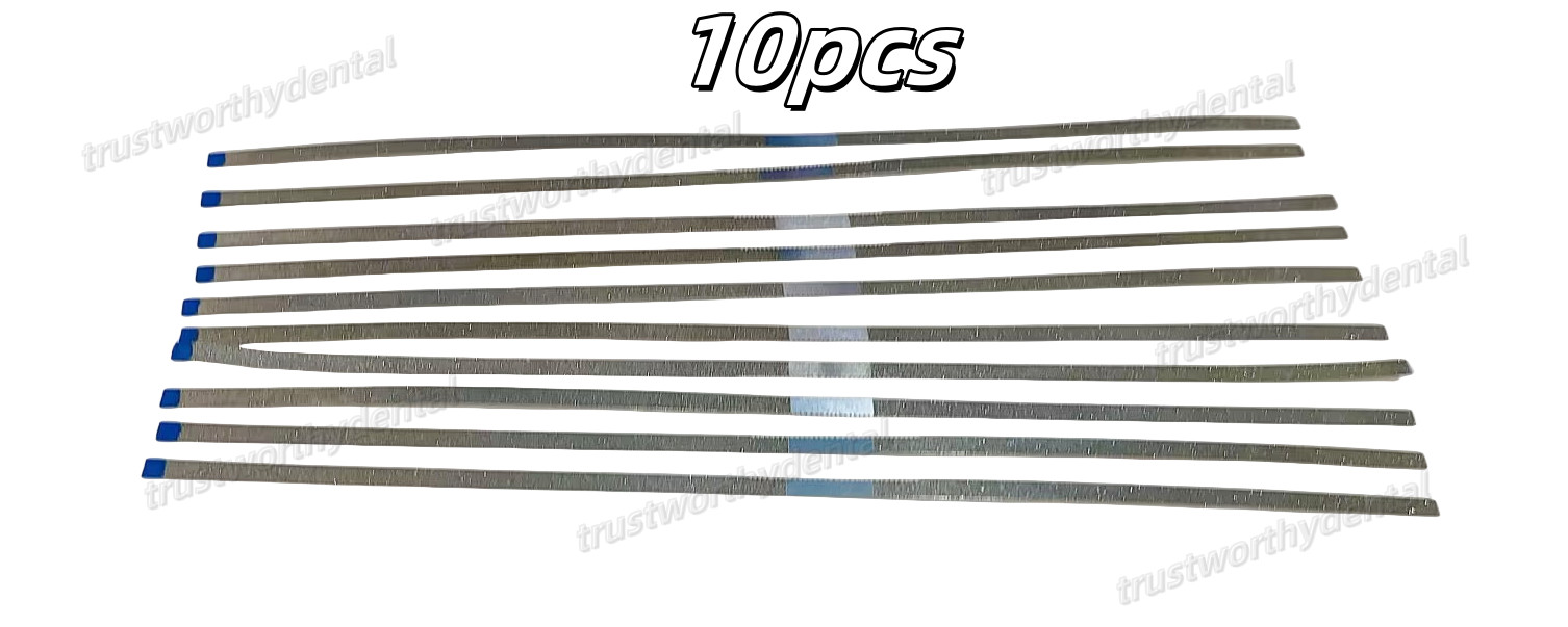 New 2.5mm Dental Single Side Diamond Finishing Strips Metal Polishing Sands