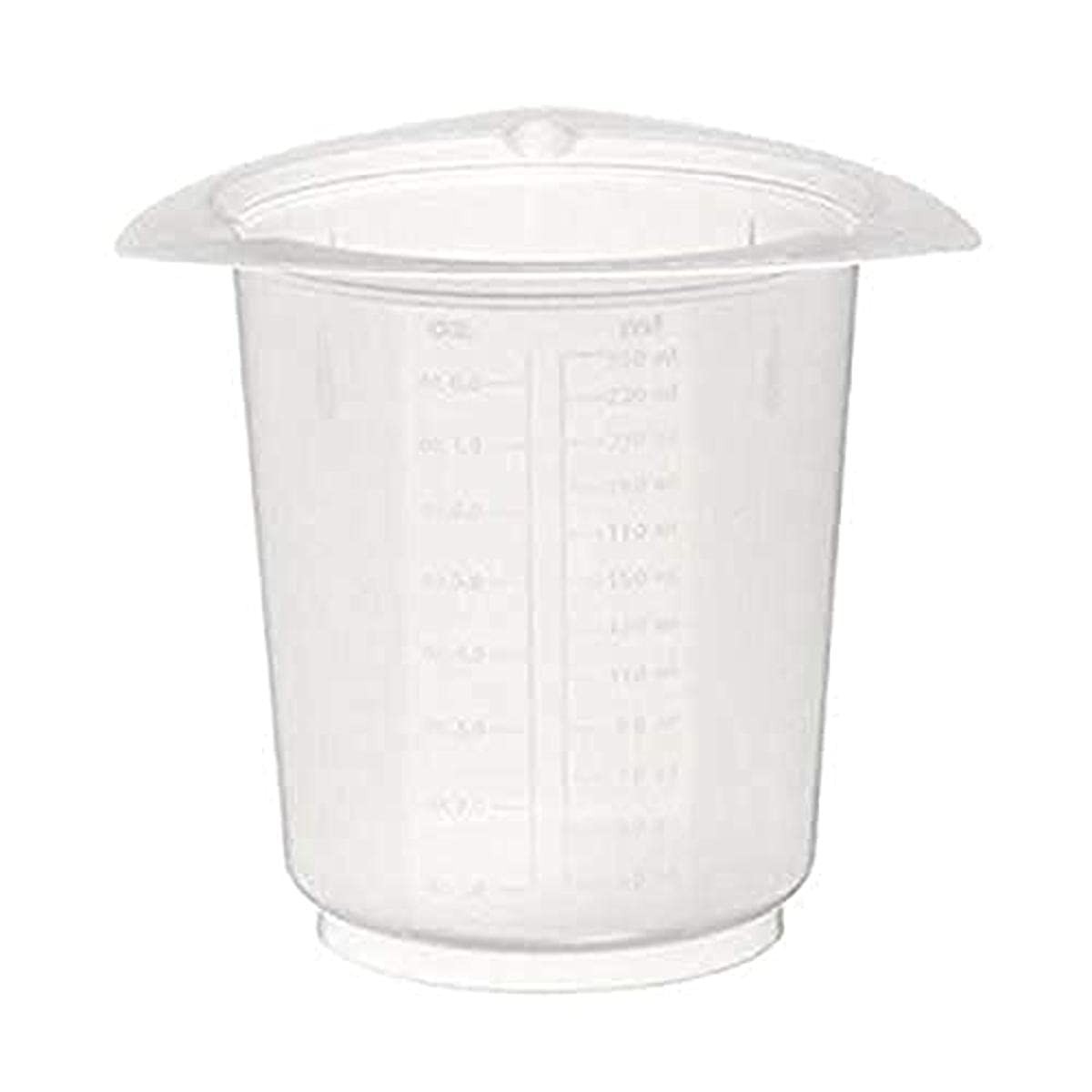 Dyn-A-Med 80096 Polypropylene Tri-Pour Disposable Beaker, 400mL Capacity (Cas…