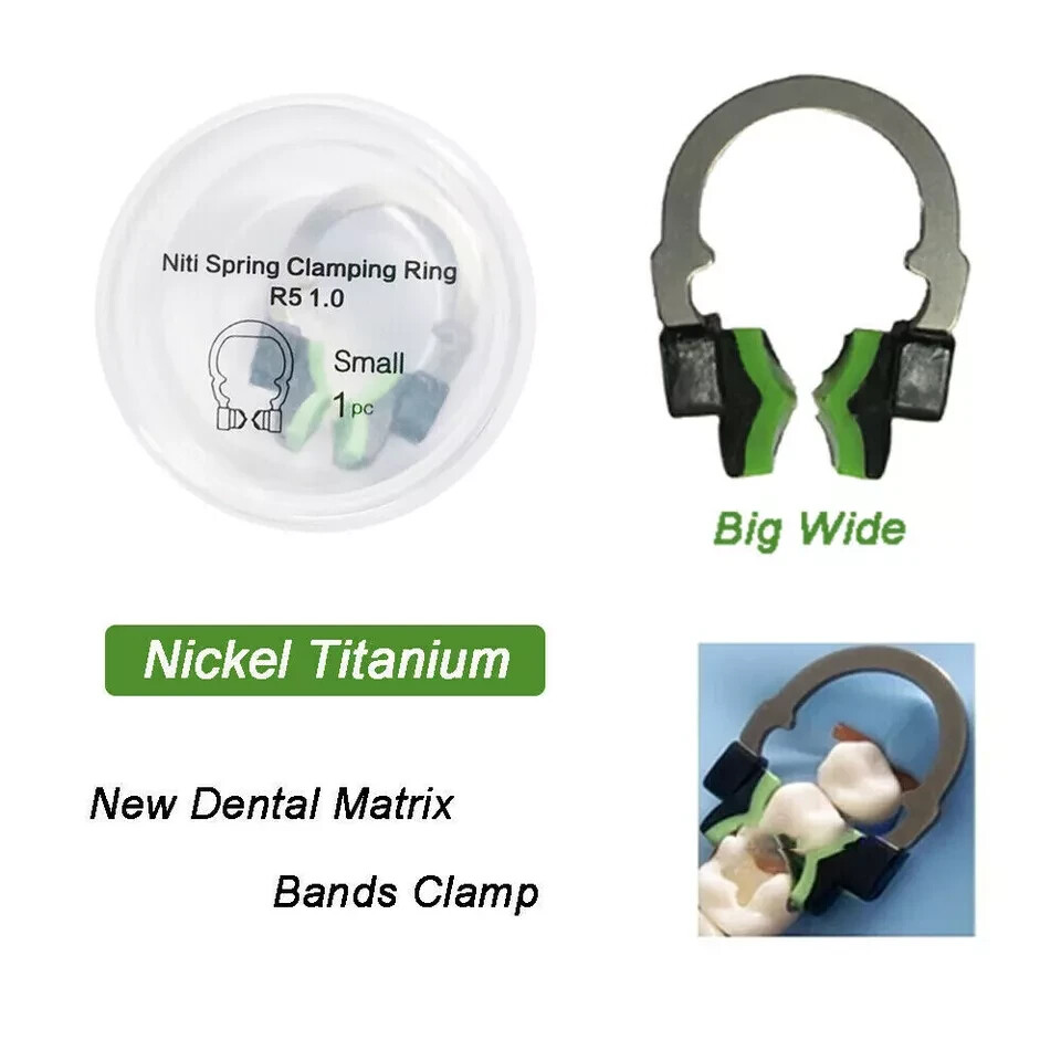 Dental Matrix Matrices Clip Titanium Clamp Ring Fit Garrison Premier Palodent