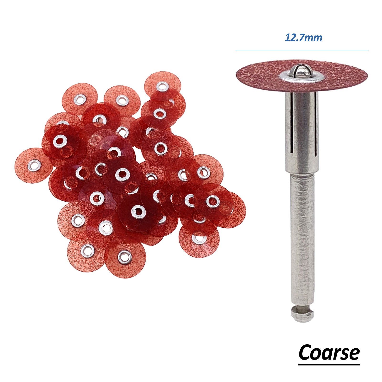 Dental Sof-Lex soflex Discs Orange Series 2382C Coarse 1/2″ 12.7mm 50Pcs/Bag