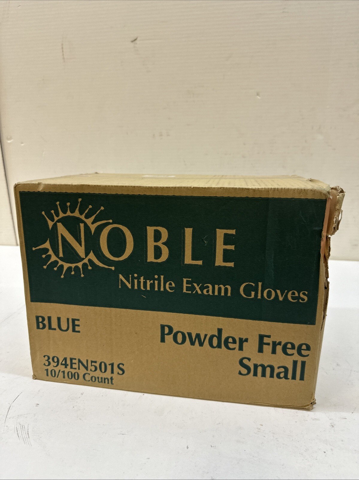 Noble Products 394EN501S Nitrile Gloves, Small 10/100 Count