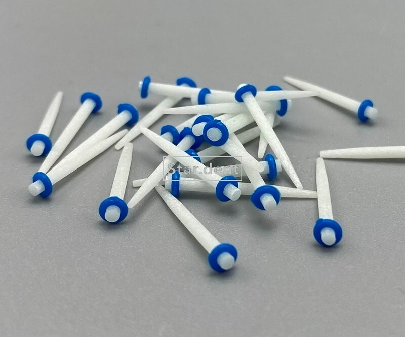 200x Dental Quartz Glass Fiber Post Teeth Restorative Screw Straight Endo Posts