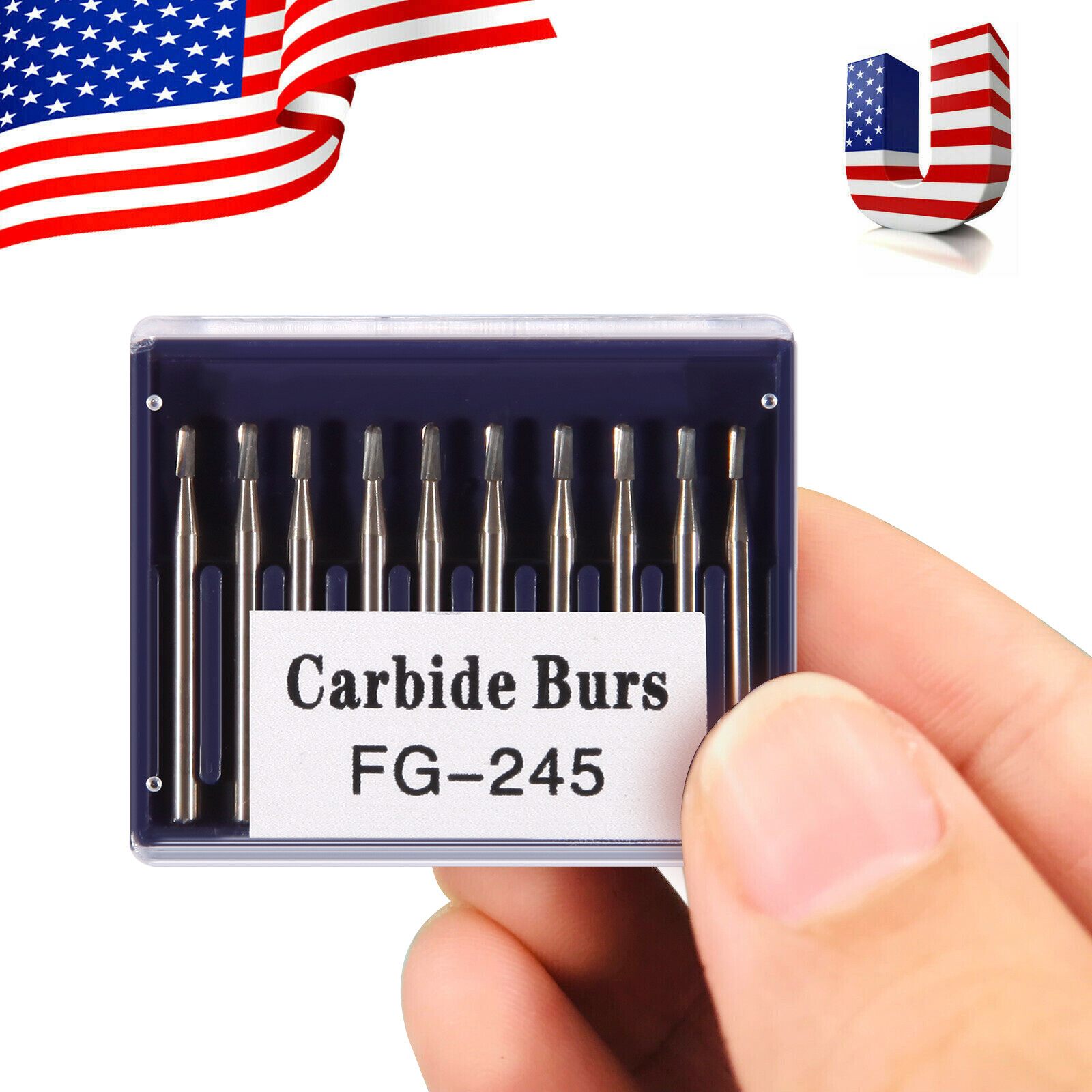 Dental FG245 FG #245 Amalgam Prep Operative Carbide Bur 10/Pk