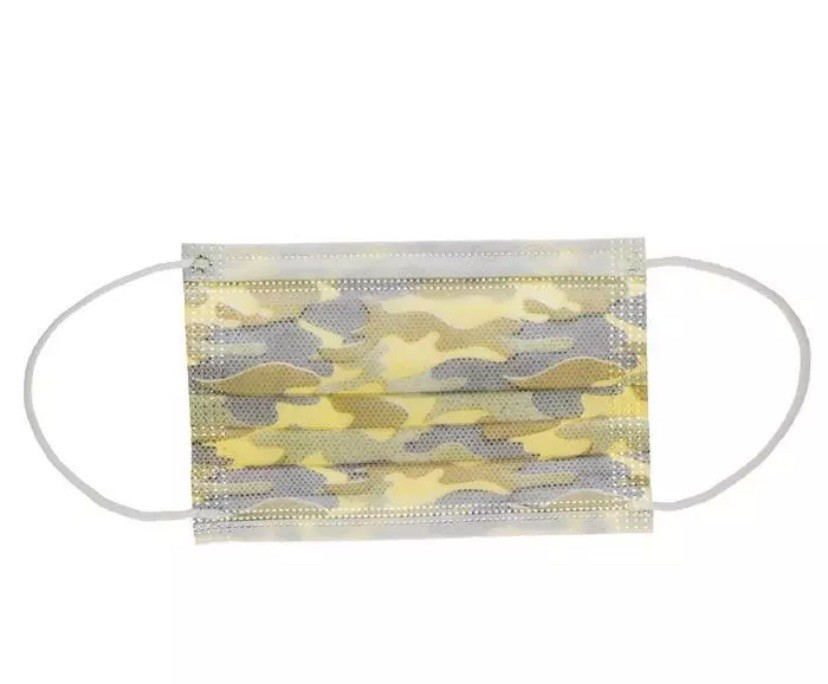 x4 Dr. Talbot’s 10 Pack Disposable Kids Camouflage Face Masks – Boys 6-12 40 T